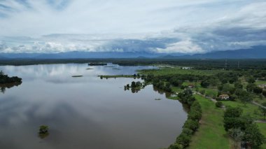 Taiping, Malezya - 24 Eylül 2022: Bukit Merah Laketown Taort
