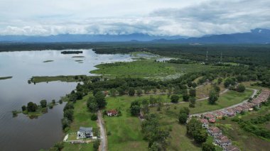 Taiping, Malezya - 24 Eylül 2022: Bukit Merah Laketown Taort