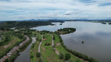 Taiping, Malezya - 24 Eylül 2022: Bukit Merah Laketown Taort