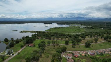 Taiping, Malezya - 24 Eylül 2022: Bukit Merah Laketown Taort