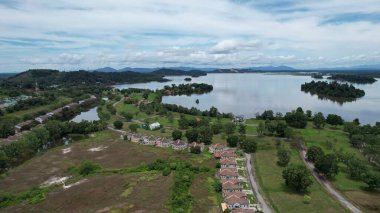 Taiping, Malezya - 24 Eylül 2022: Bukit Merah Laketown Taort