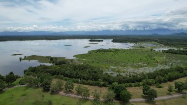 Taiping, Malezya - 24 Eylül 2022: Bukit Merah Laketown Taort