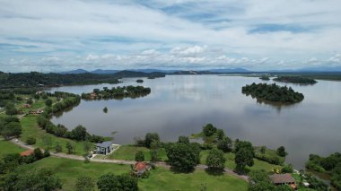 Taiping, Malezya - 24 Eylül 2022: Bukit Merah Laketown Taort