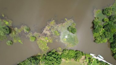 Taiping, Malezya - 24 Eylül 2022: Bukit Merah Laketown Taort