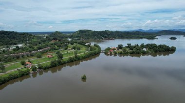 Taiping, Malezya - 24 Eylül 2022: Bukit Merah Laketown Taort
