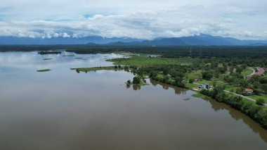 Taiping, Malezya - 24 Eylül 2022: Bukit Merah Laketown Taort