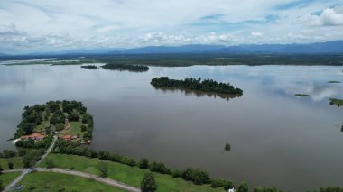 Taiping, Malezya - 24 Eylül 2022: Bukit Merah Laketown Taort