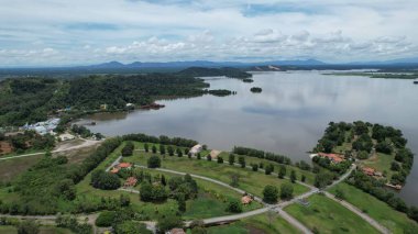 Taiping, Malezya - 24 Eylül 2022: Bukit Merah Laketown Taort