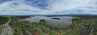 Taiping, Malezya - 24 Eylül 2022: Bukit Merah Laketown Taort