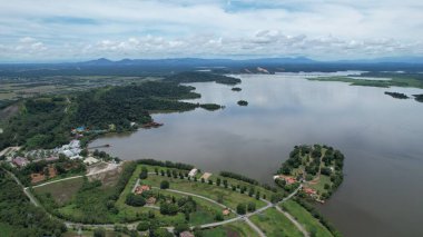 Taiping, Malezya - 24 Eylül 2022: Bukit Merah Laketown Taort