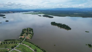 Taiping, Malezya - 24 Eylül 2022: Bukit Merah Laketown Taort