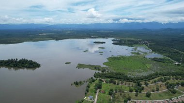Taiping, Malezya - 24 Eylül 2022: Bukit Merah Laketown Taort