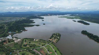 Taiping, Malezya - 24 Eylül 2022: Bukit Merah Laketown Taort