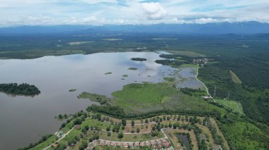 Taiping, Malezya - 24 Eylül 2022: Bukit Merah Laketown Taort