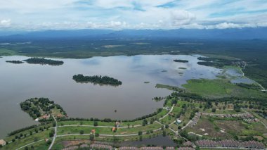 Taiping, Malezya - 24 Eylül 2022: Bukit Merah Laketown Taort