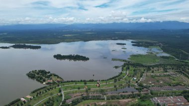 Taiping, Malezya - 24 Eylül 2022: Bukit Merah Laketown Taort