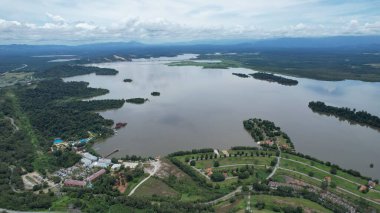 Taiping, Malezya - 24 Eylül 2022: Bukit Merah Laketown Taort