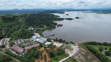 Taiping, Malezya - 24 Eylül 2022: Bukit Merah Laketown Taort