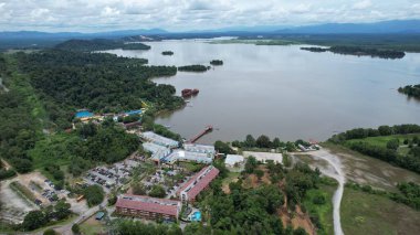 Taiping, Malezya - 24 Eylül 2022: Bukit Merah Laketown Taort