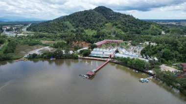 Taiping, Malezya - 24 Eylül 2022: Bukit Merah Laketown Taort