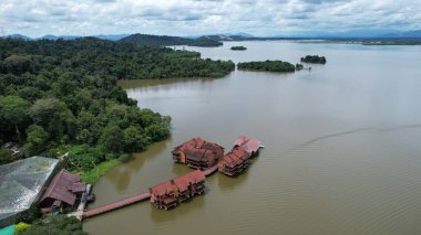 Taiping, Malezya - 24 Eylül 2022: Bukit Merah Laketown Taort