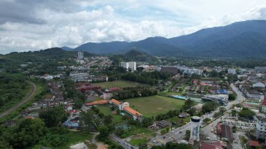Taiping, Malezya - 24 Eylül 2022: Landmark Binaları ve Taiping Turistleri
