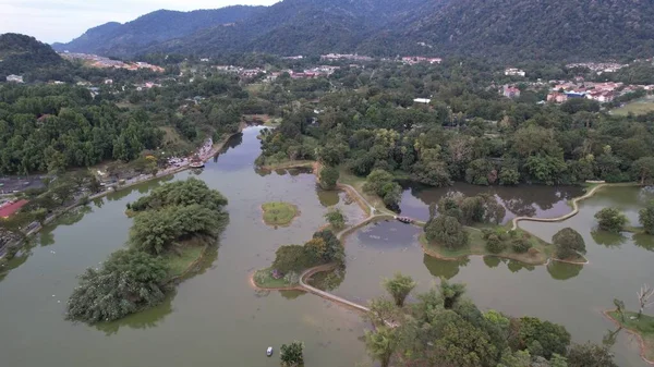 Taiping, Malezya - 24 Eylül 2022: Landmark Binaları ve Taiping Turistleri