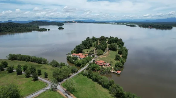 Taiping, Malezya - 24 Eylül 2022: Bukit Merah Laketown Taort