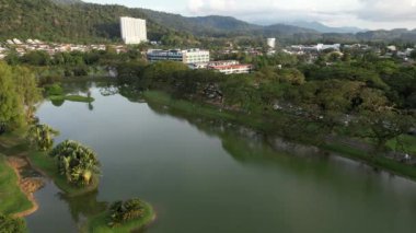 Taiping, Malezya - 24 Eylül 2022: Landmark Binaları ve Taiping Turistleri