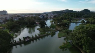 Taiping, Malezya - 24 Eylül 2022: Landmark Binaları ve Taiping Turistleri