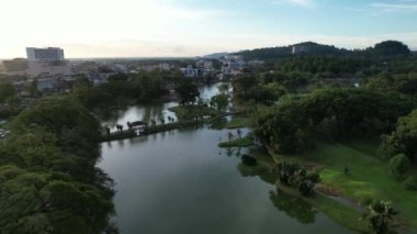 Taiping, Malezya - 24 Eylül 2022: Landmark Binaları ve Taiping Turistleri