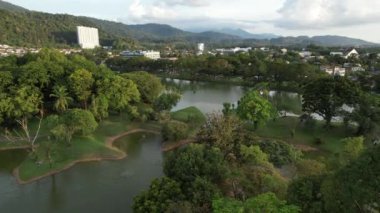 Taiping, Malezya - 24 Eylül 2022: Landmark Binaları ve Taiping Turistleri