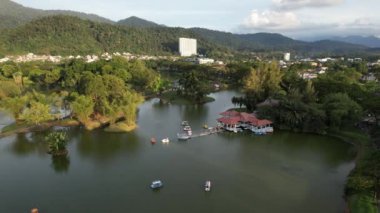Taiping, Malezya - 24 Eylül 2022: Landmark Binaları ve Taiping Turistleri