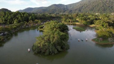 Taiping, Malezya - 24 Eylül 2022: Landmark Binaları ve Taiping Turistleri