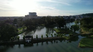 Taiping, Malezya - 24 Eylül 2022: Landmark Binaları ve Taiping Turistleri