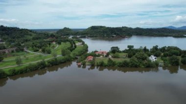 Taiping, Malezya - 24 Eylül 2022: Landmark Binaları ve Taiping Turistleri