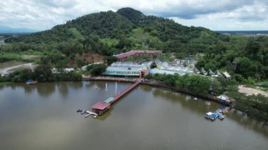 Taiping, Malezya - 24 Eylül 2022: Landmark Binaları ve Taiping Turistleri
