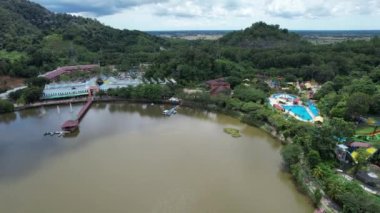 Taiping, Malezya - 24 Eylül 2022: Landmark Binaları ve Taiping Turistleri