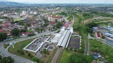 Taiping, Malezya - 24 Eylül 2022: Landmark Binaları ve Taiping Turistleri