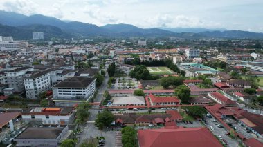 Taiping, Malezya - 24 Eylül 2022: Landmark Binaları ve Taiping Turistleri