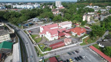 Ipoh, Malezya - 24 Eylül 2022: İpoh 'un Tarihi Binaları ve Turist Çekimleri