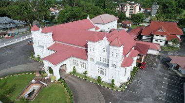 Ipoh, Malezya - 24 Eylül 2022: İpoh 'un Tarihi Binaları ve Turist Çekimleri