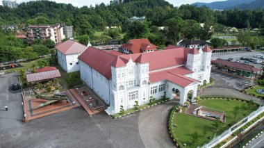 Ipoh, Malezya - 24 Eylül 2022: İpoh 'un Tarihi Binaları ve Turist Çekimleri