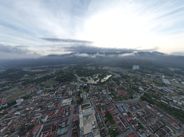 Ipoh, Malezya - 24 Eylül 2022: İpoh 'un Tarihi Binaları ve Turist Çekimleri