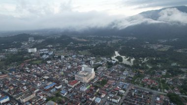 Ipoh, Malezya - 24 Eylül 2022: İpoh 'un Tarihi Binaları ve Turist Çekimleri