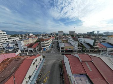 Ipoh, Malezya - 24 Eylül 2022: İpoh 'un Tarihi Binaları ve Turist Çekimleri