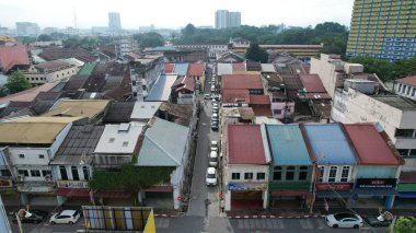 Ipoh, Malezya - 24 Eylül 2022: İpoh 'un Tarihi Binaları ve Turist Çekimleri