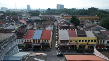 Ipoh, Malezya - 24 Eylül 2022: İpoh 'un Tarihi Binaları ve Turist Çekimleri