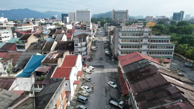 Ipoh, Malezya - 24 Eylül 2022: İpoh 'un Tarihi Binaları ve Turist Çekimleri