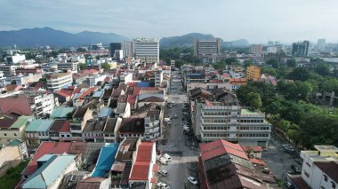 Ipoh, Malezya - 24 Eylül 2022: İpoh 'un Tarihi Binaları ve Turist Çekimleri